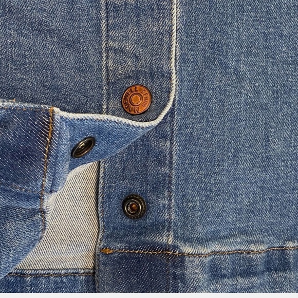 Madewell Denim Mini Skirt Retro Pocket Button Front Stretch Sz 28 - Picture 5 of 7